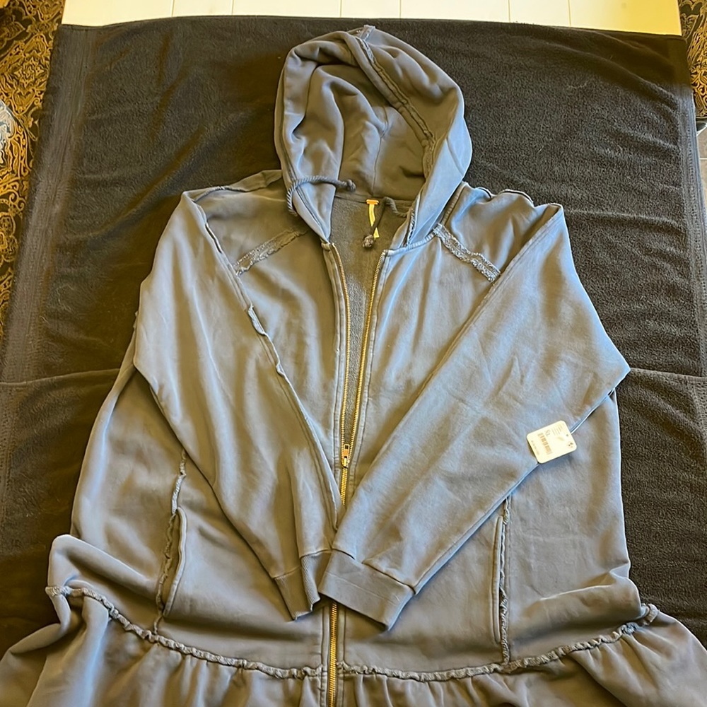 Free People sweatshirt jacket